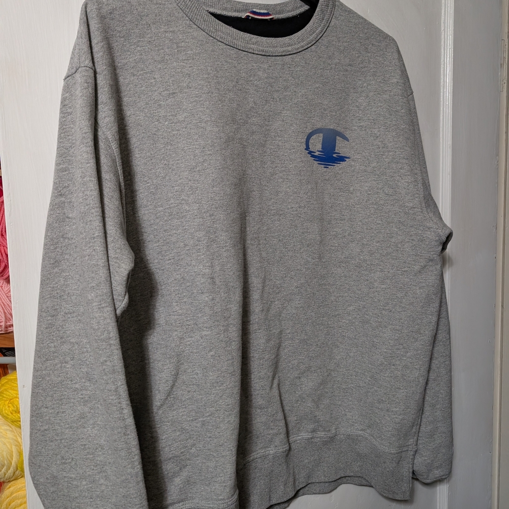 Champion Gray Crewneck Sweater